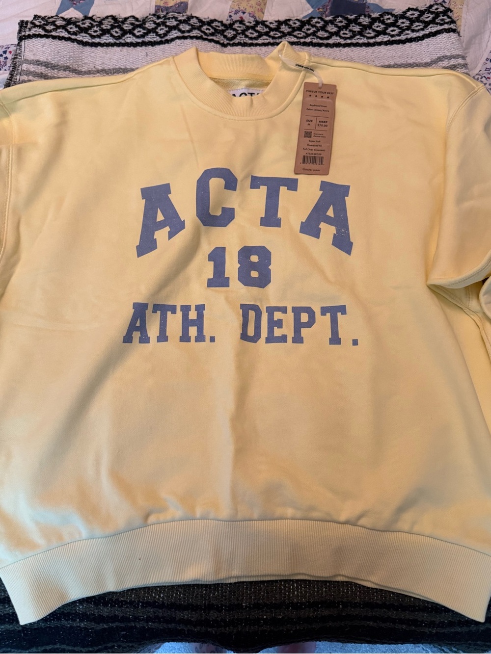 ACTA Boyfriend Crew Sweatshirt